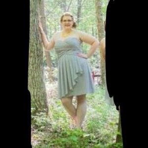 David’s Bridal bridesmaid dress style #F14847